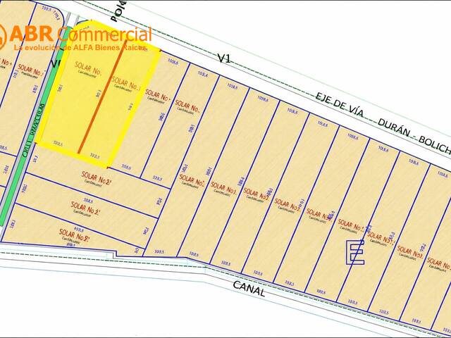 #6487 - Terrenos Industriales para Venta en Durán - G - 1