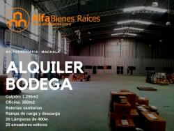 #2889 - Bodegas para Alquiler en Machala - O - 1